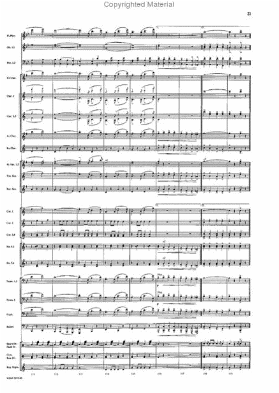 The Thunderer Concert Band scores gallery preview page 16