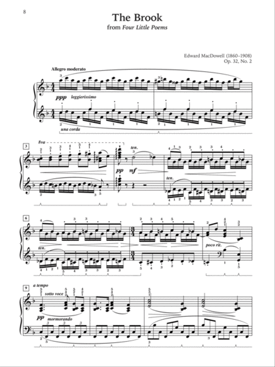 Classics for the Advancing Pianist: Edward MacDowell 1-3 (Value Pack) Piano Solo scores gallery preview page 8