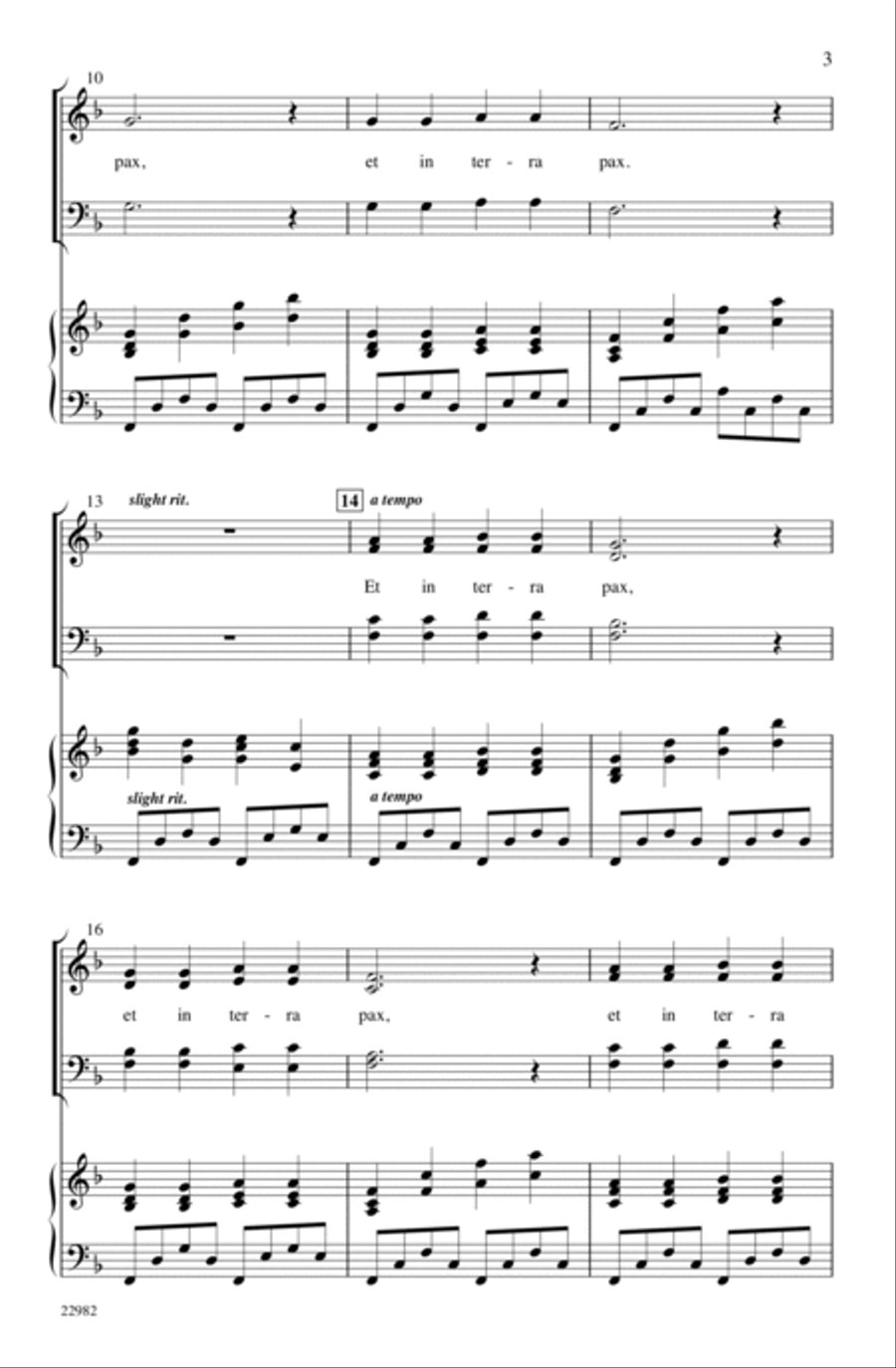 Et In Terra Pax Et In Terra Pax Choir scores gallery preview page 2