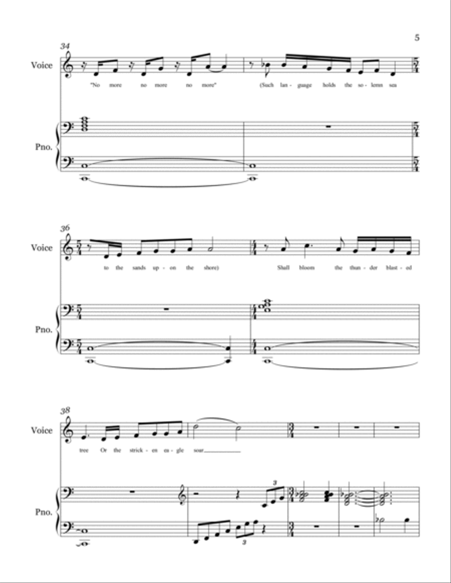 A Demon in My View Vocal Duet scores gallery preview page 5