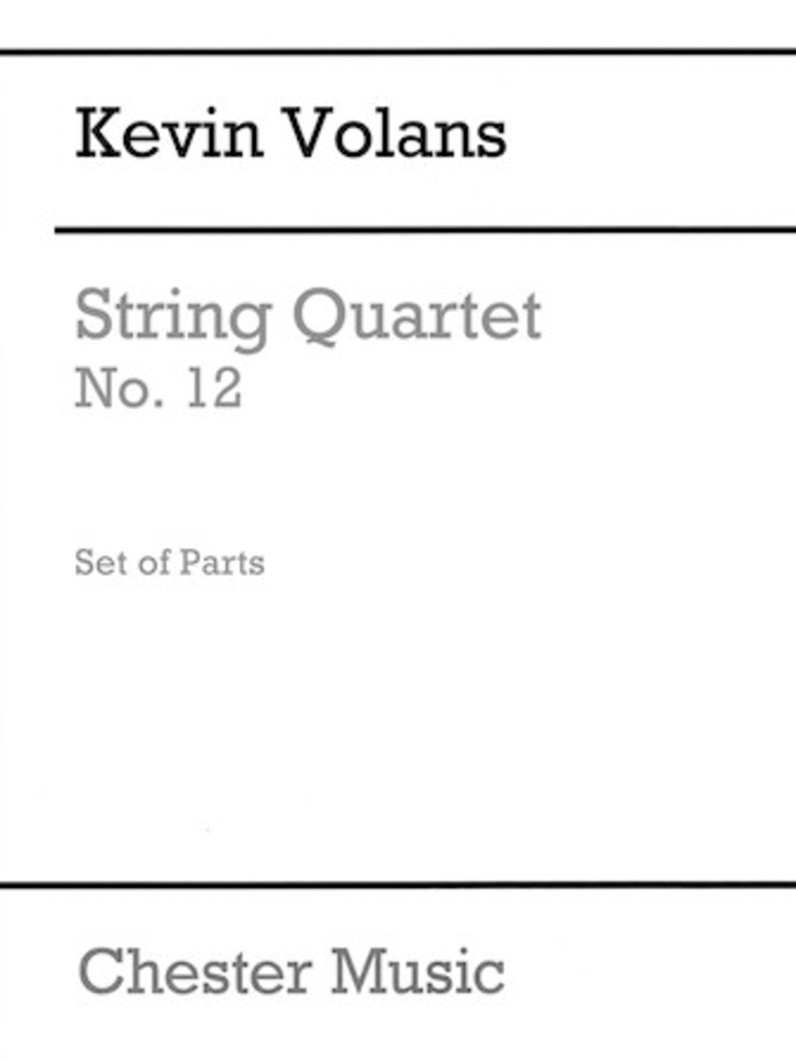 String Quartet No.12 String Quartet scores gallery preview page 1