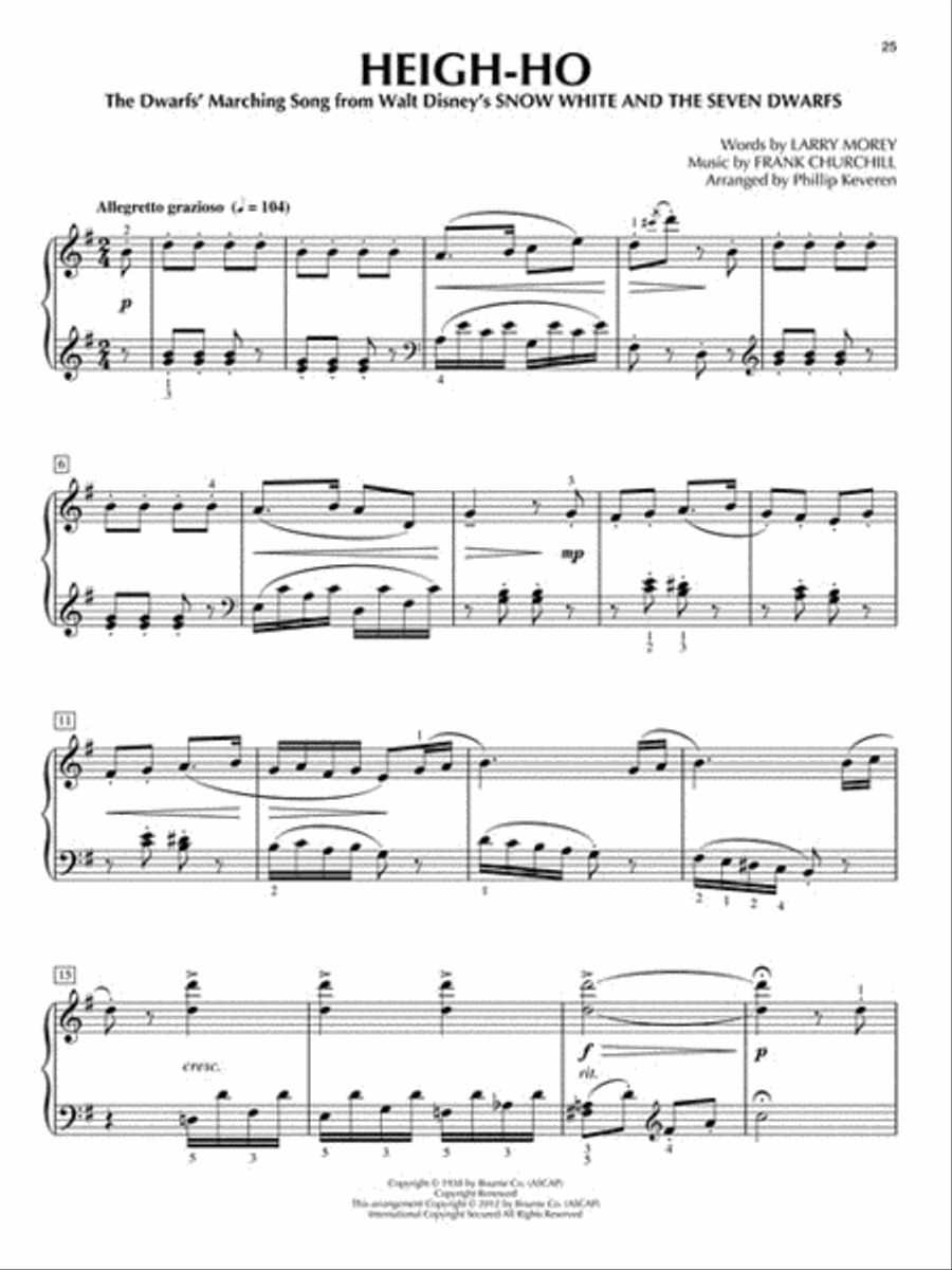 More Disney Songs for Classical Piano Piano Solo scores gallery preview page 4