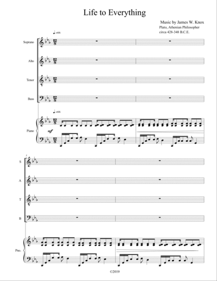 Life to Everything 4-Part scores gallery preview page 3