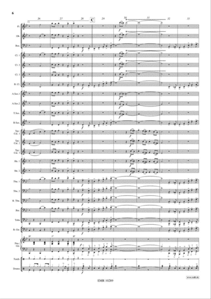 Navy Jump Concert Band scores gallery preview page 7