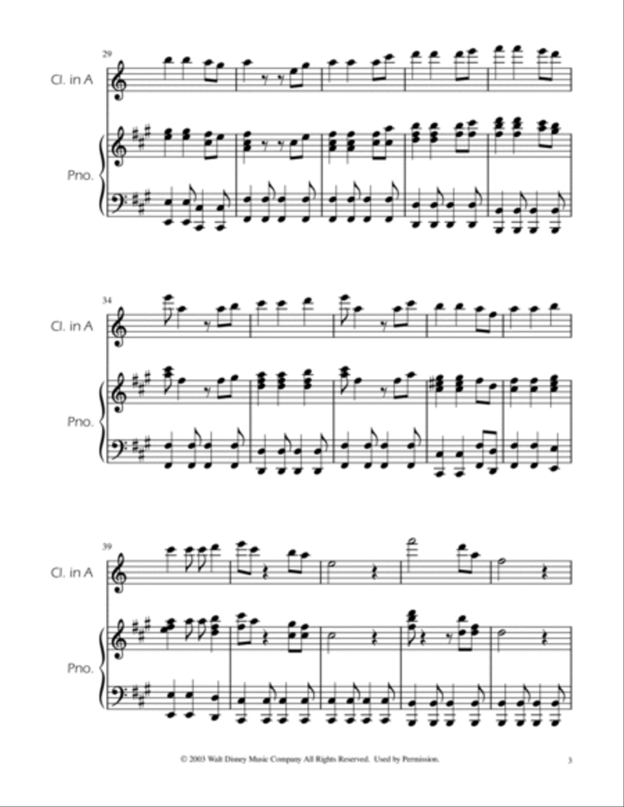 He's A Pirate A Clarinet scores gallery preview page 3