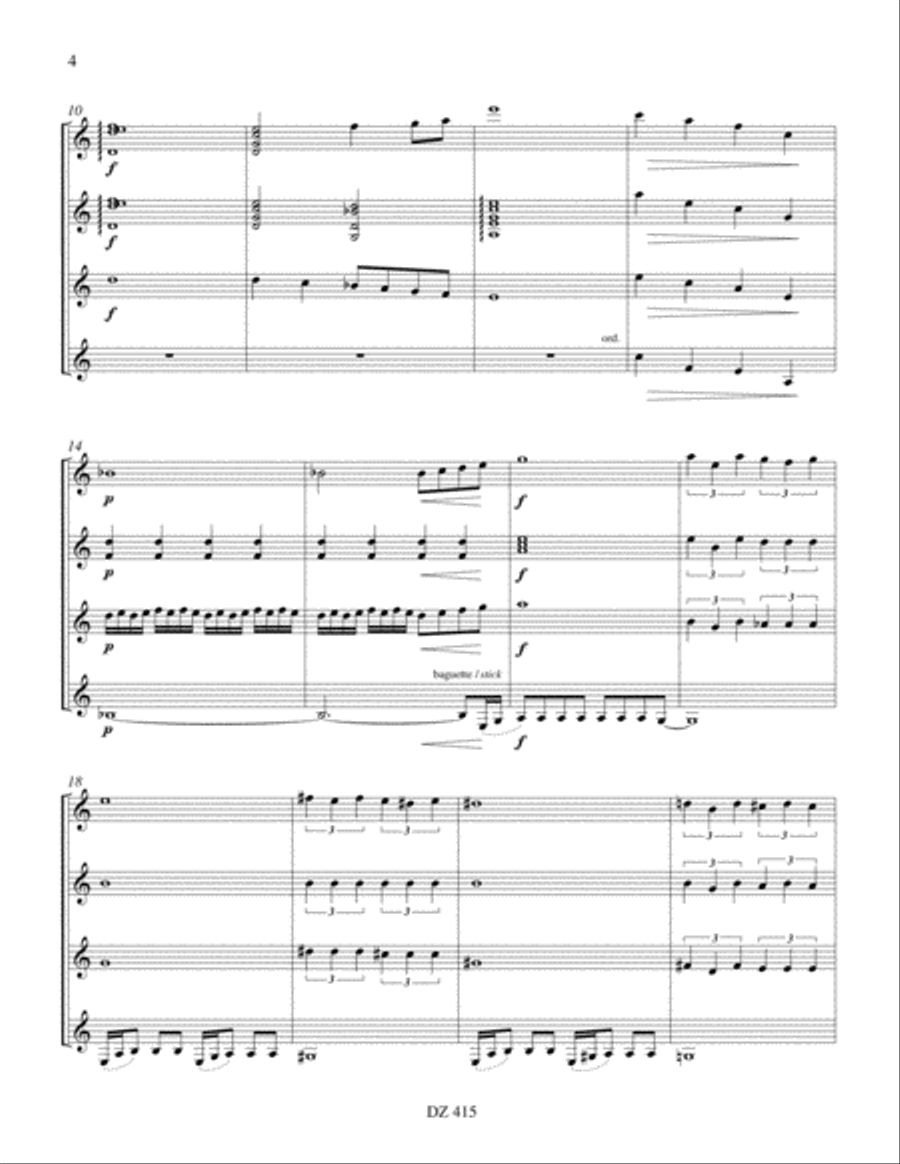 Berimbao Guitar Ensemble scores gallery preview page 4