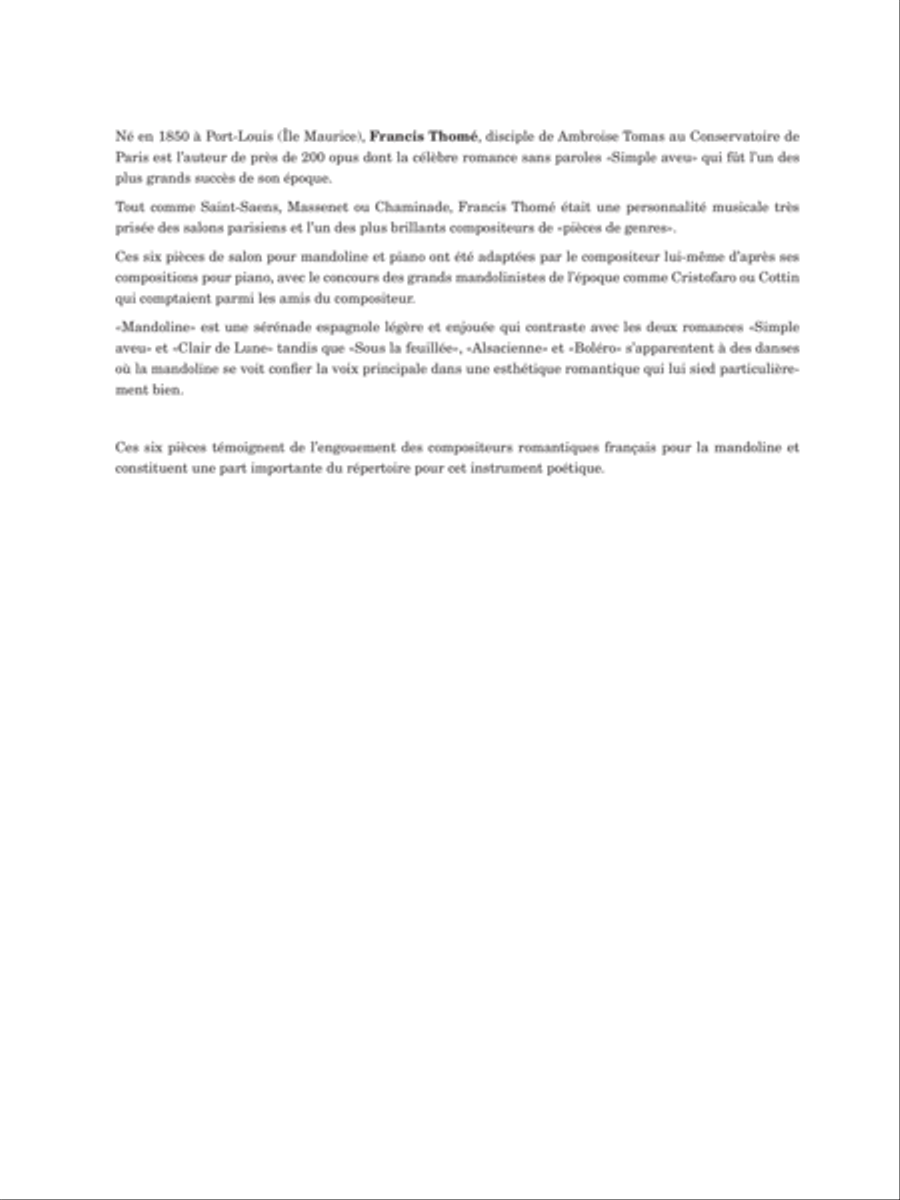 6 Pièces de salon 6 Pièces de salon Piano Accompaniment scores gallery preview page 2