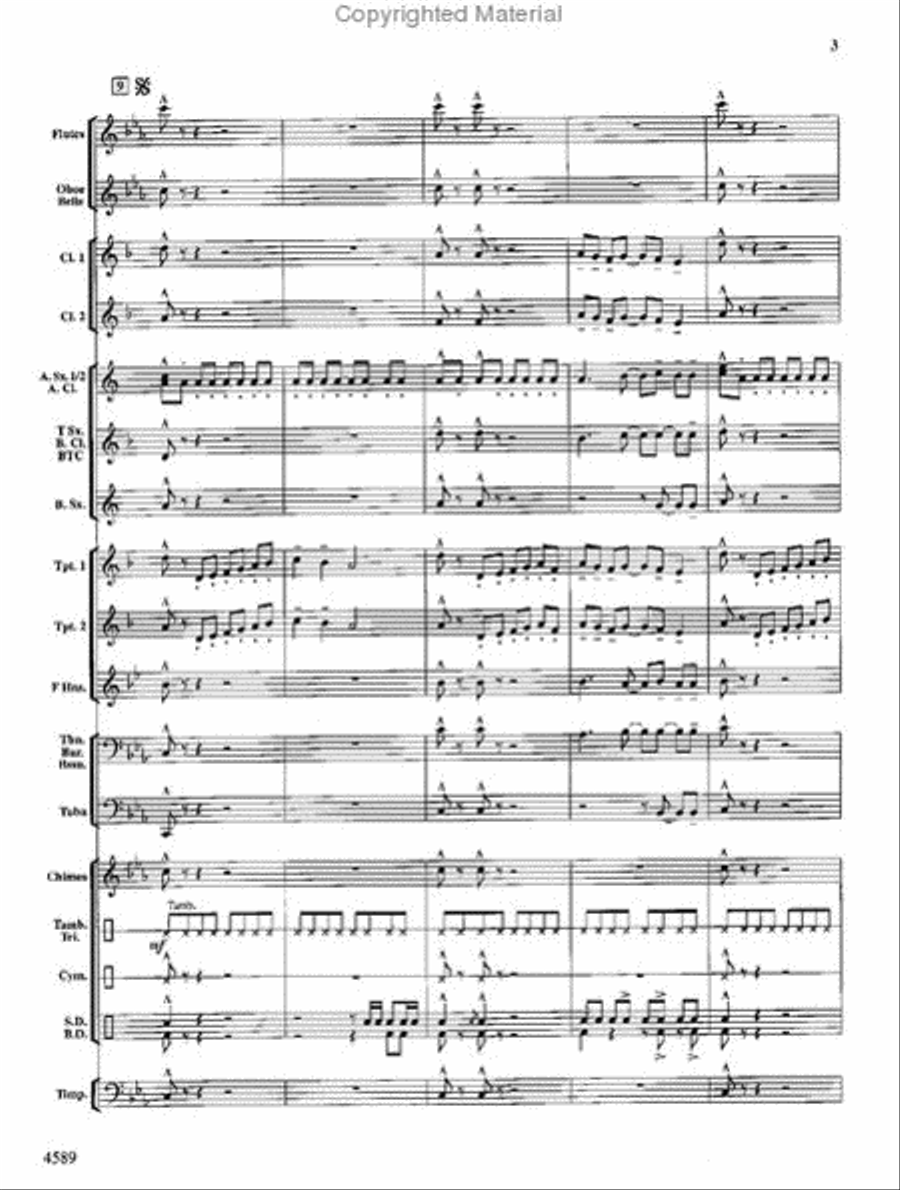 Copper Mountain Legend Concert Band scores gallery preview page 4