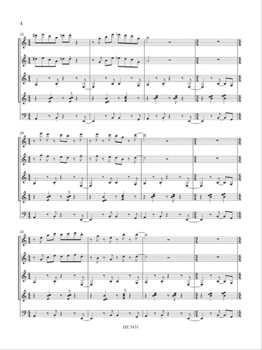 El Cordelliero El Cordelliero Guitar Ensemble scores gallery preview page 5