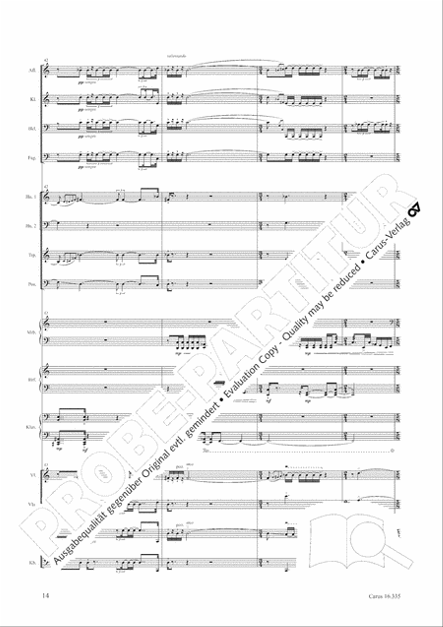 Esquisse: le froid Orchestra scores gallery preview page 15