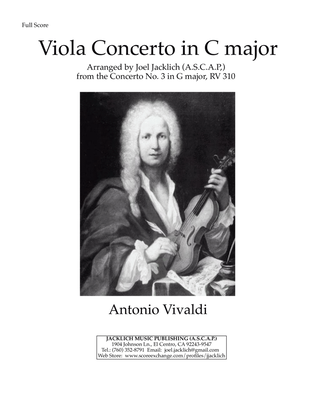Viola Concerto in C Major (RV 310)