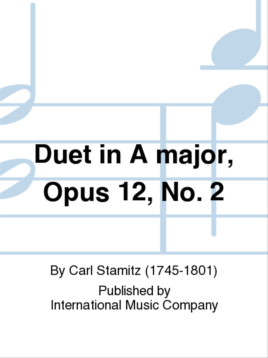 Duet In A Major, Opus 12, No. 2