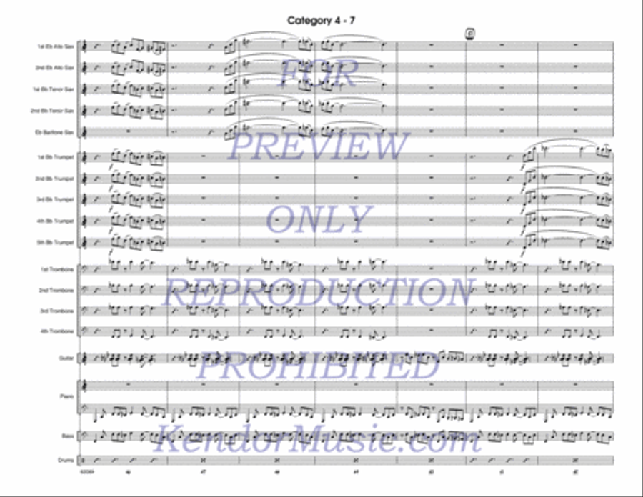 Category 4 Jazz Ensemble scores gallery preview page 8