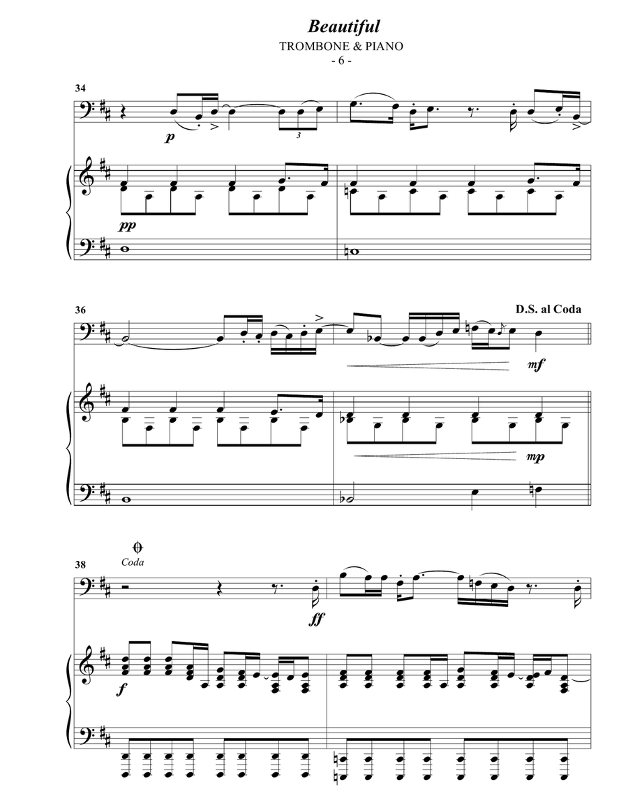 Beautiful Piano scores gallery preview page 6