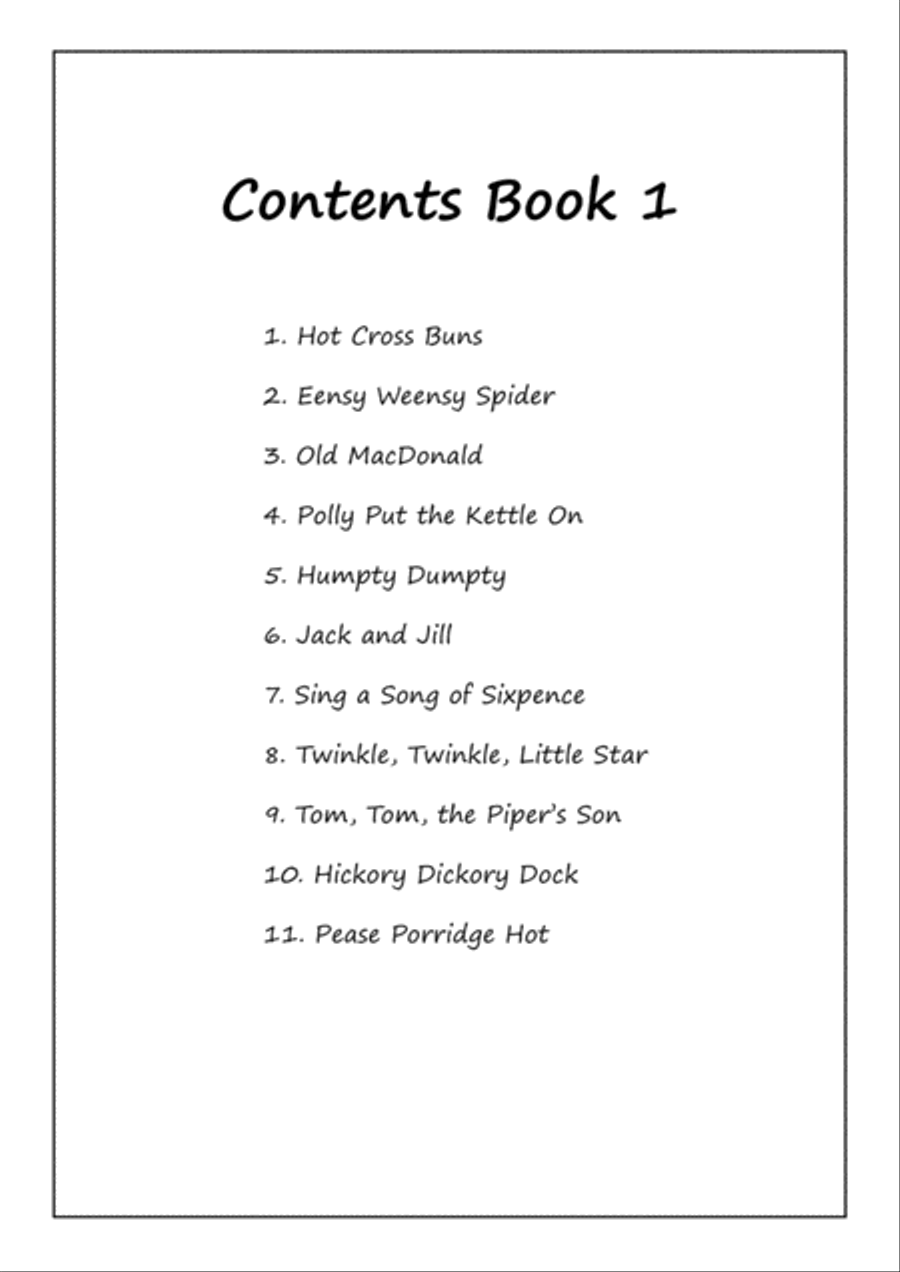 Children's Music for Piano Book 1 Piano Method scores gallery preview page 3