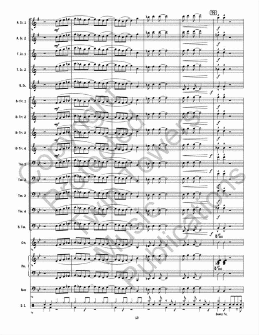 New Beginning 2.0, A New Beginning 2.0, A Jazz Ensemble scores gallery preview page 14