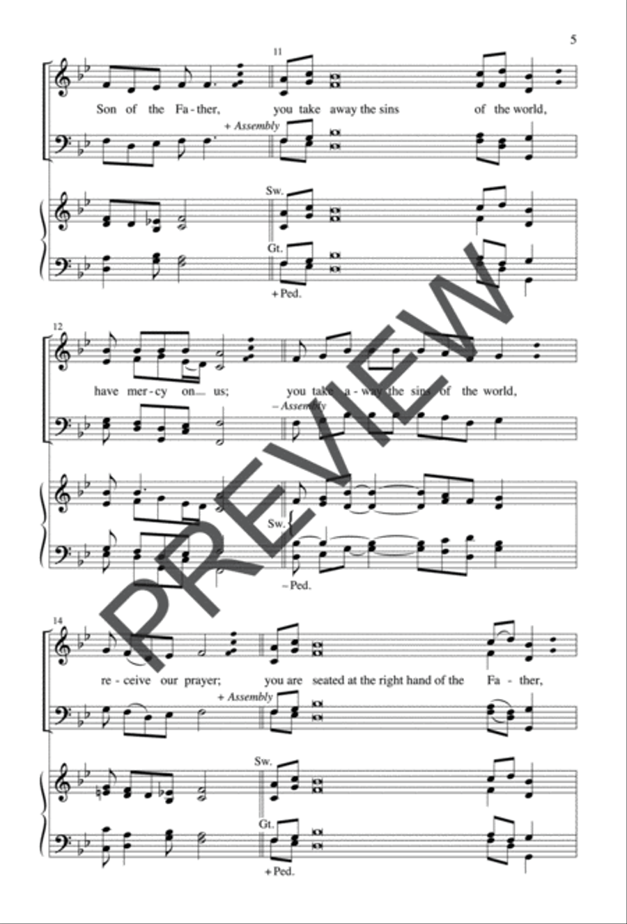 Two Settings of Gloria from 