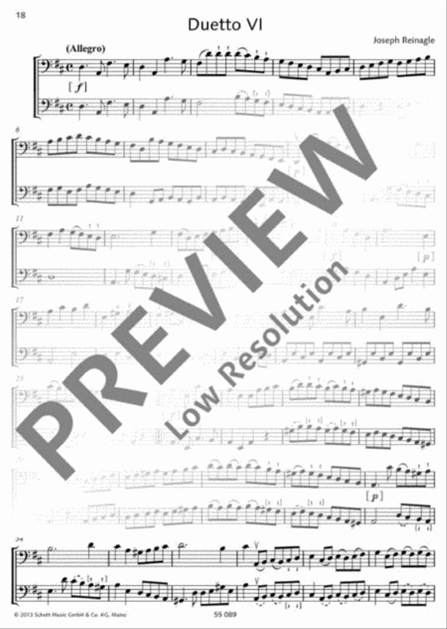 12 Progressive Duets Cello scores gallery preview page 19