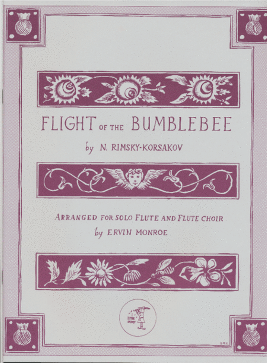 Flight of the Bumblebee Flute Choir scores gallery preview page 1