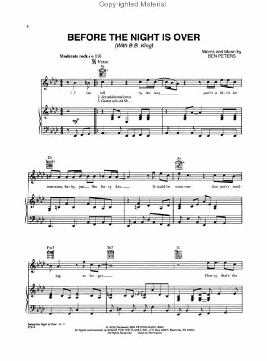 Last Man Standing Piano, Vocal, Guitar scores gallery preview page 2
