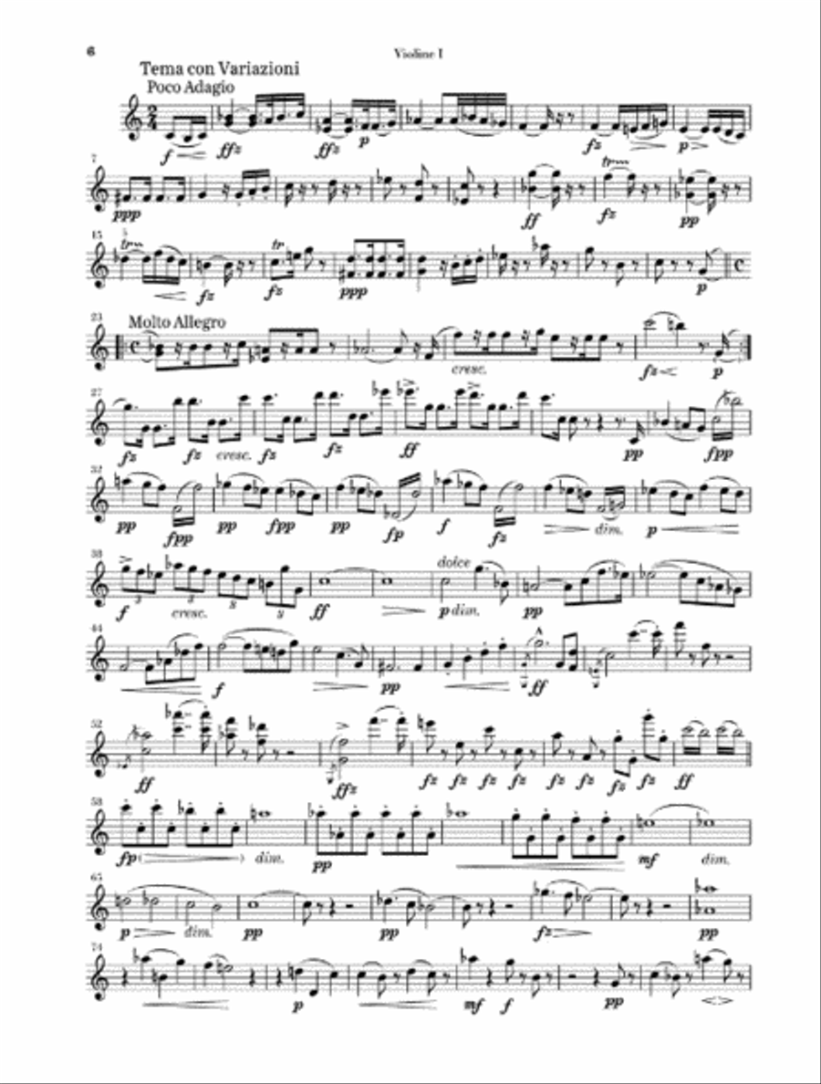 Terzetto in C Major, Op. 74 String Trio scores gallery preview page 3