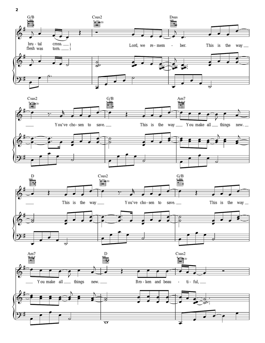 Broken And Beautiful Broken And Beautiful Acoustic Guitar scores gallery preview page 2
