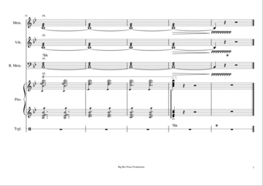 Tortoises for Percussion Percussion scores gallery preview page 3