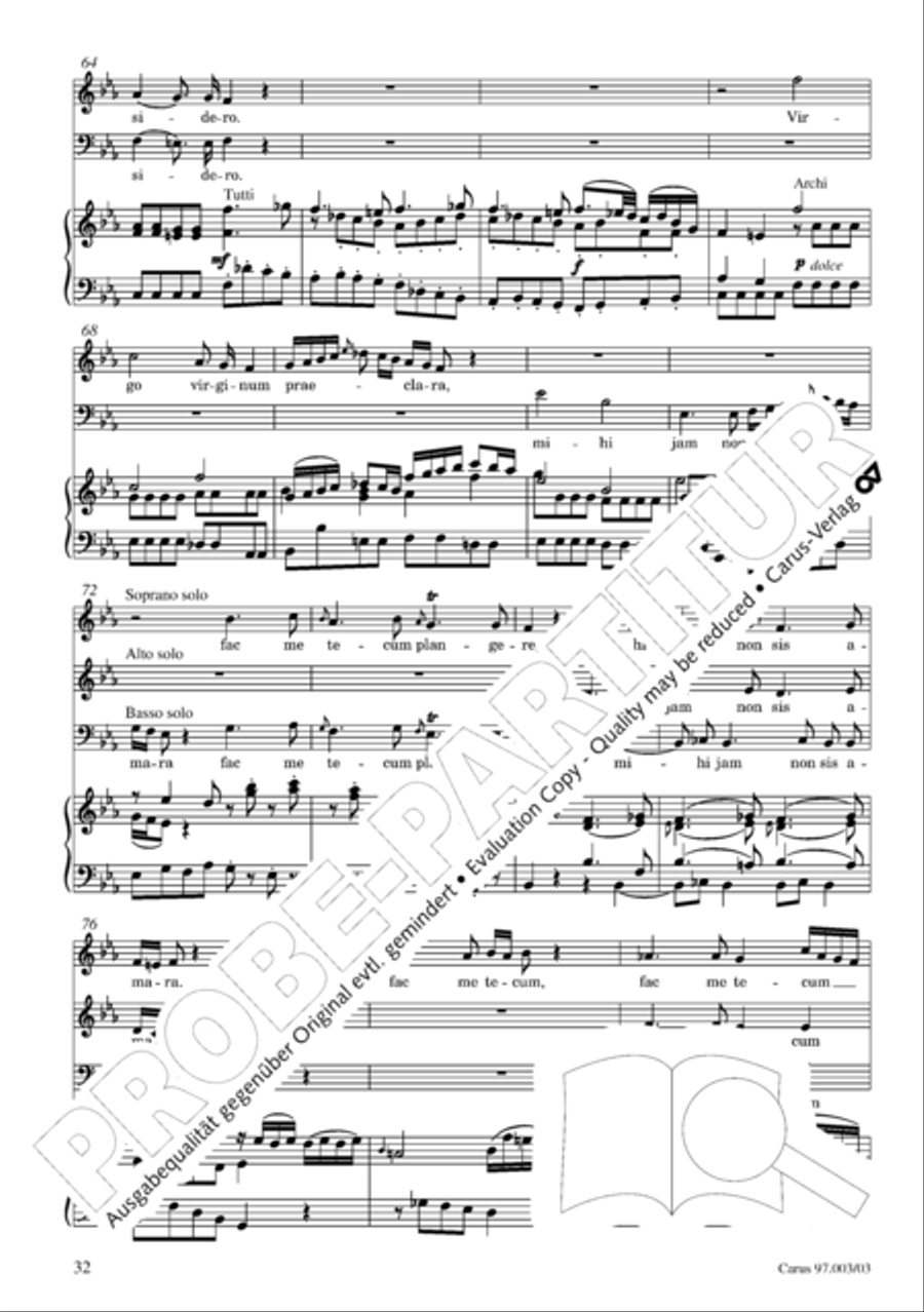 Stabat mater Stabat mater 4-Part scores gallery preview page 33