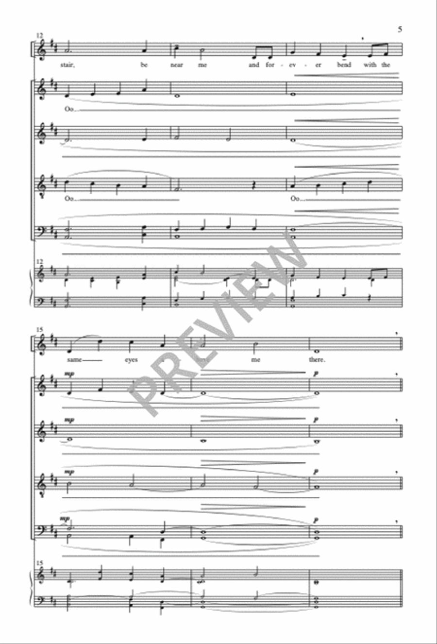 If I Must Go SSATBB scores gallery preview page 6