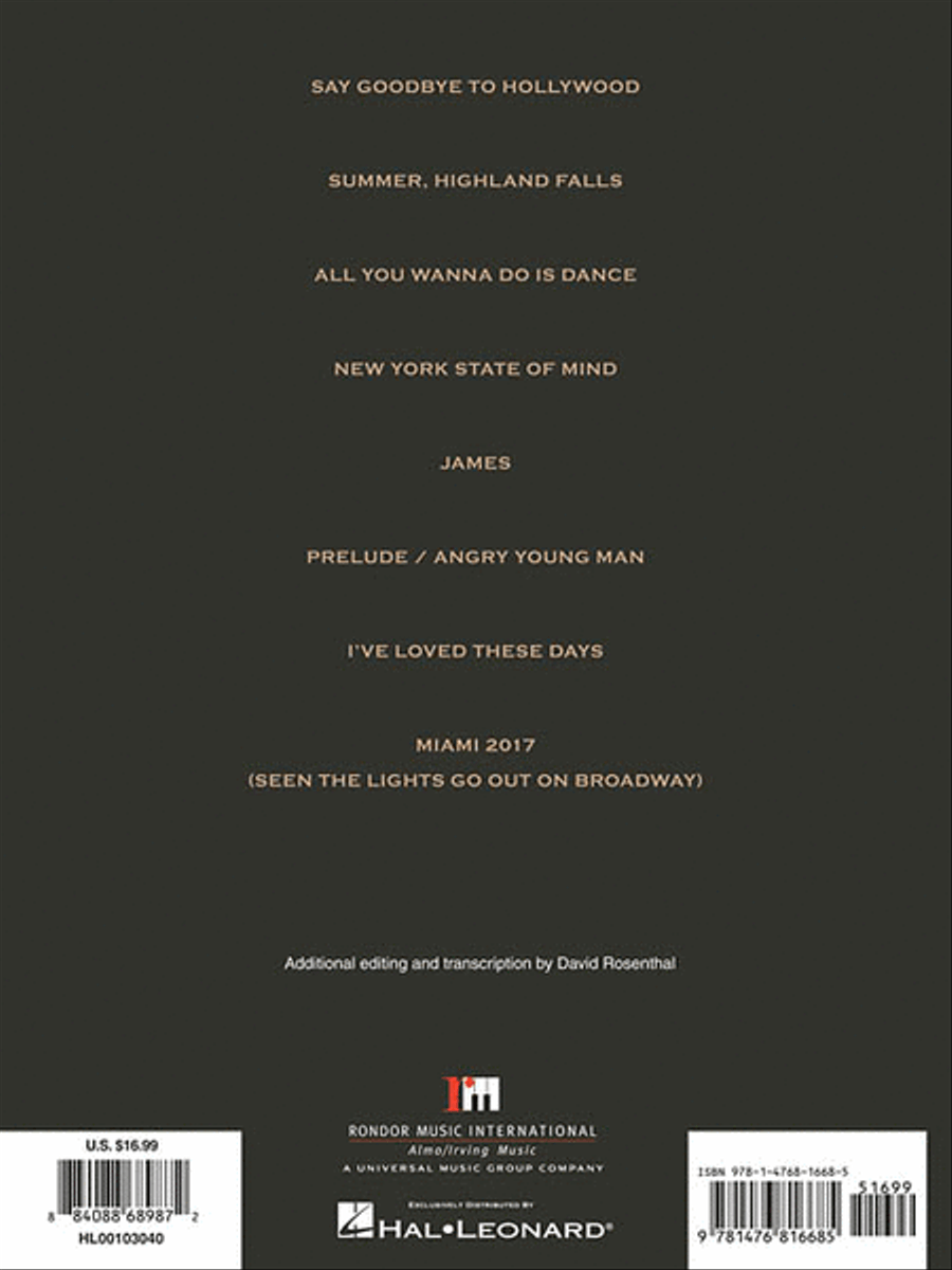 Billy Joel - Turnstiles Piano, Vocal, Guitar scores gallery preview page 2