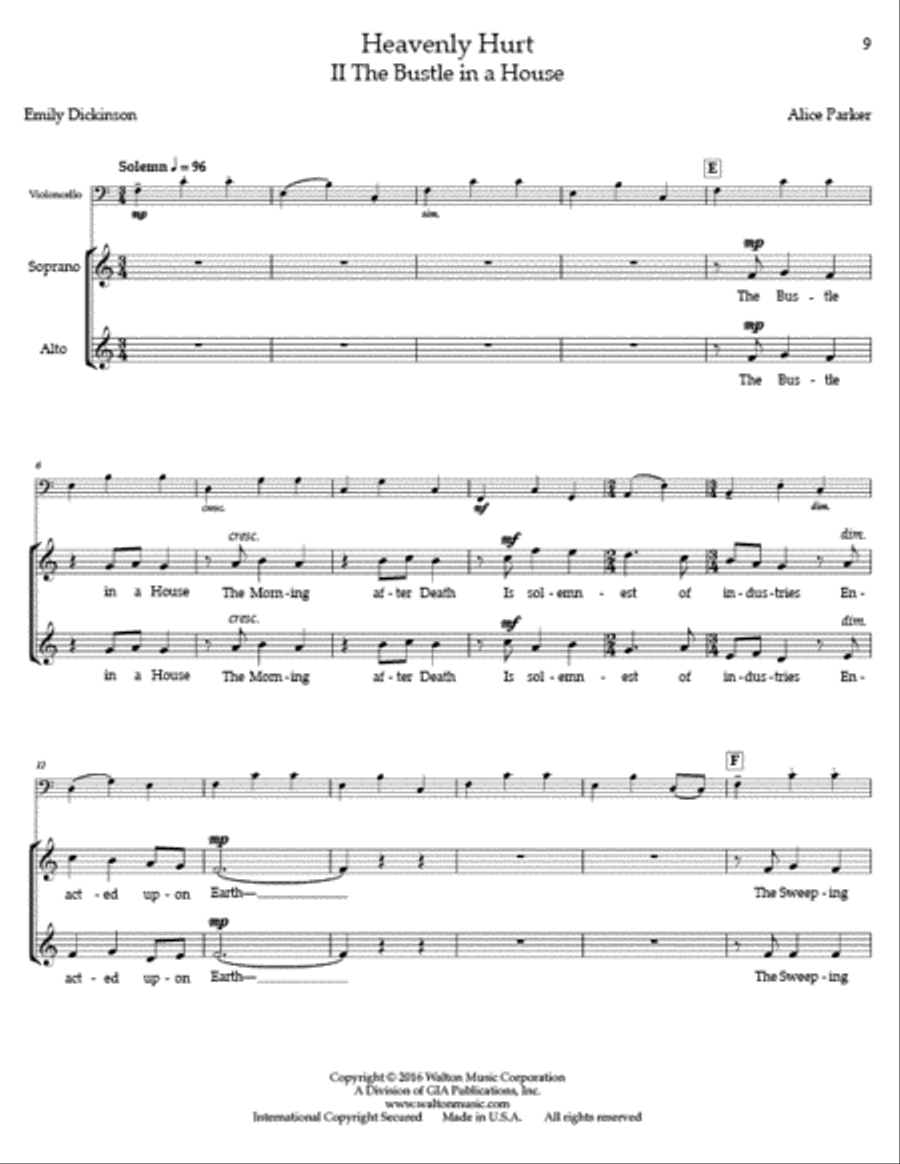 Heavenly Hurt (Vocal/Conductor Score) 4-Part scores gallery preview page 4