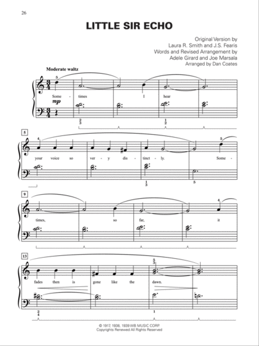 Dan Coates Popular Piano Library -- Hilarious Hits, Book 1 Easy Piano scores gallery preview page 4