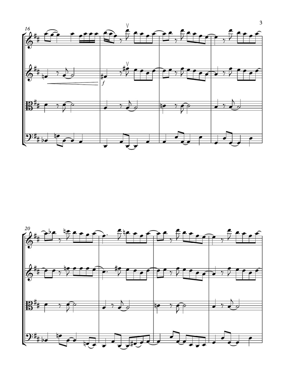 Best Part String Quartet scores gallery preview page 3