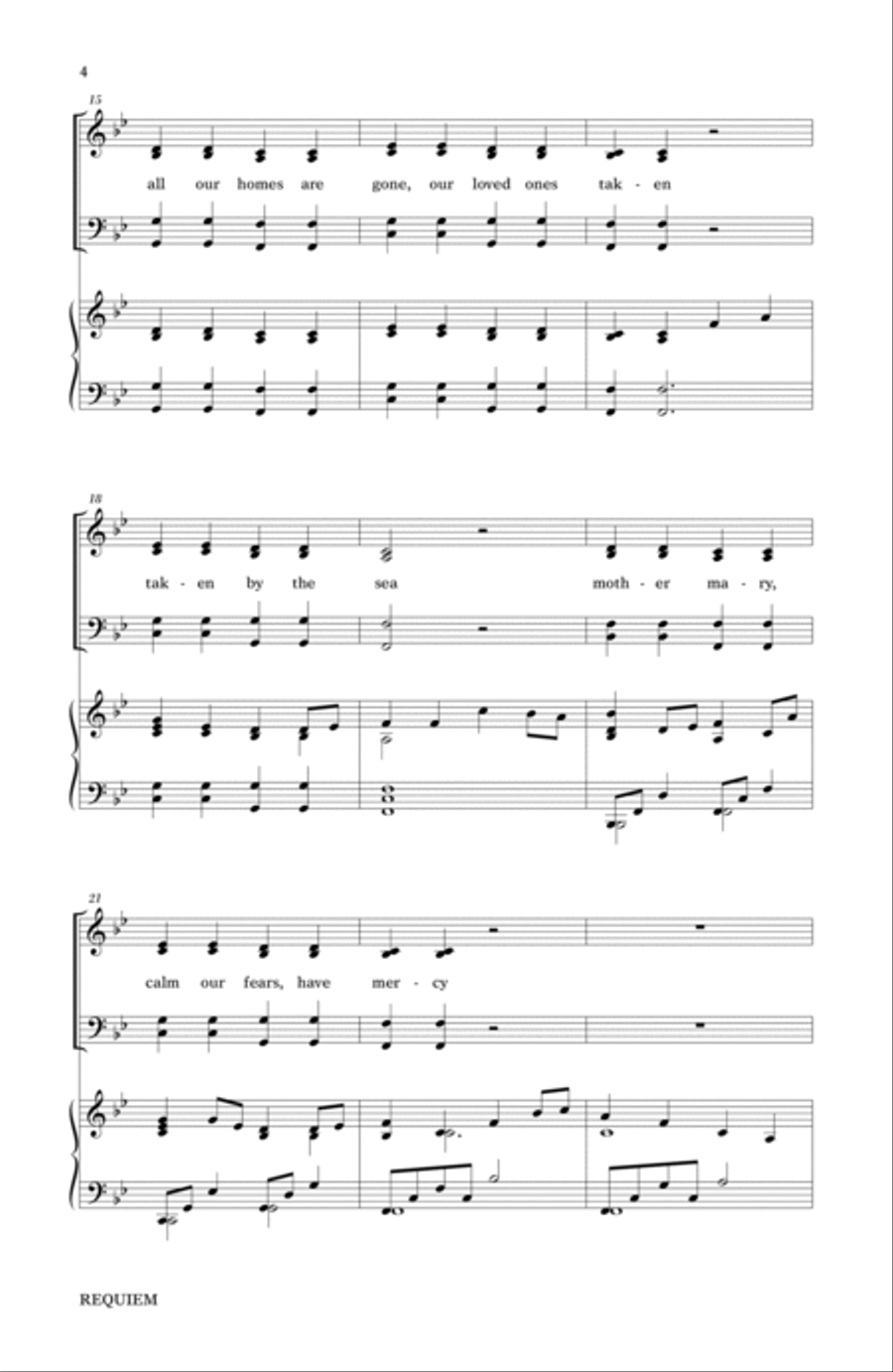 Requiem Requiem 4-Part scores gallery preview page 2