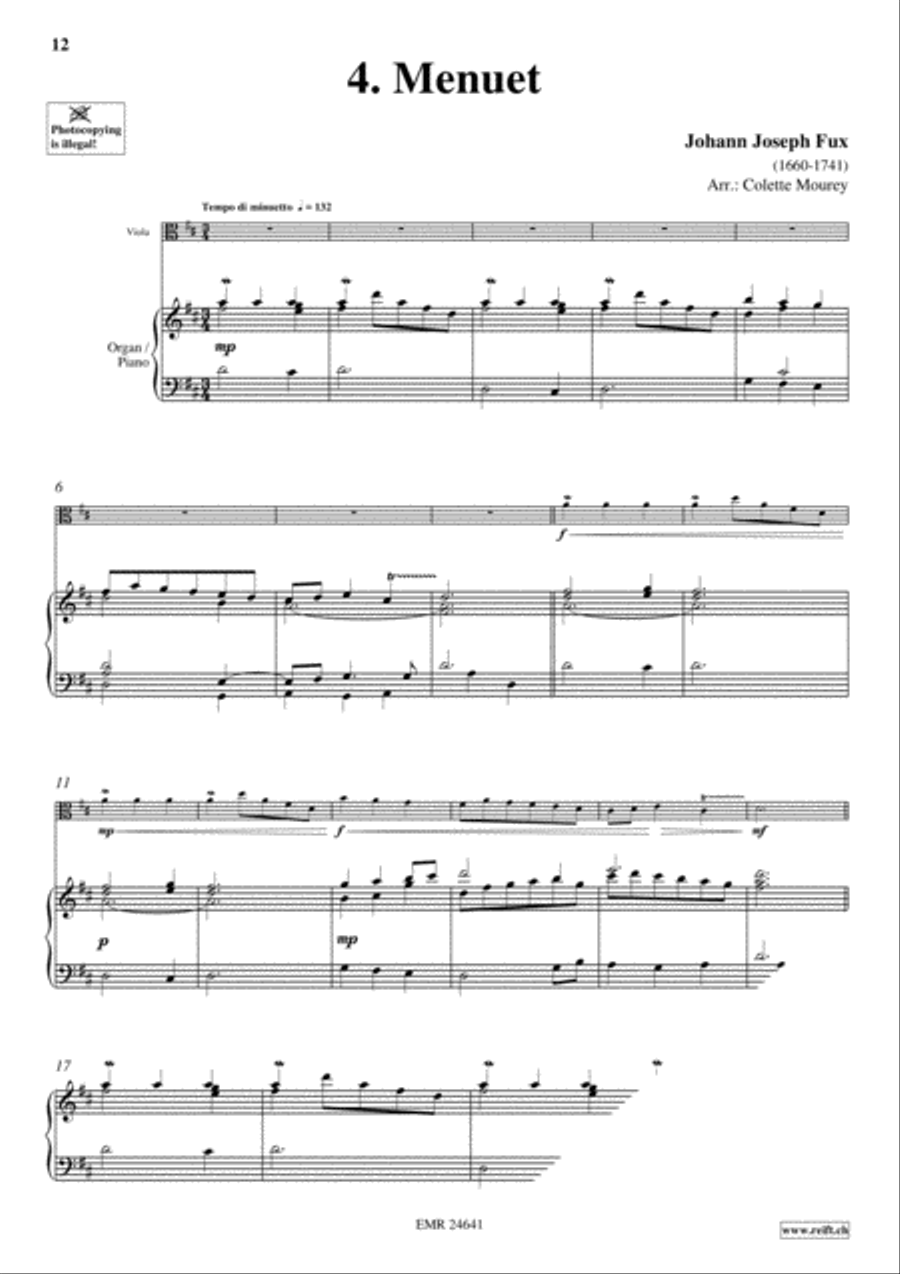 40 Greatest Baroque Hits Volume 2 Viola scores gallery preview page 6
