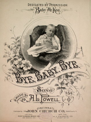 Book cover for Bye, Baby, Bye. Song