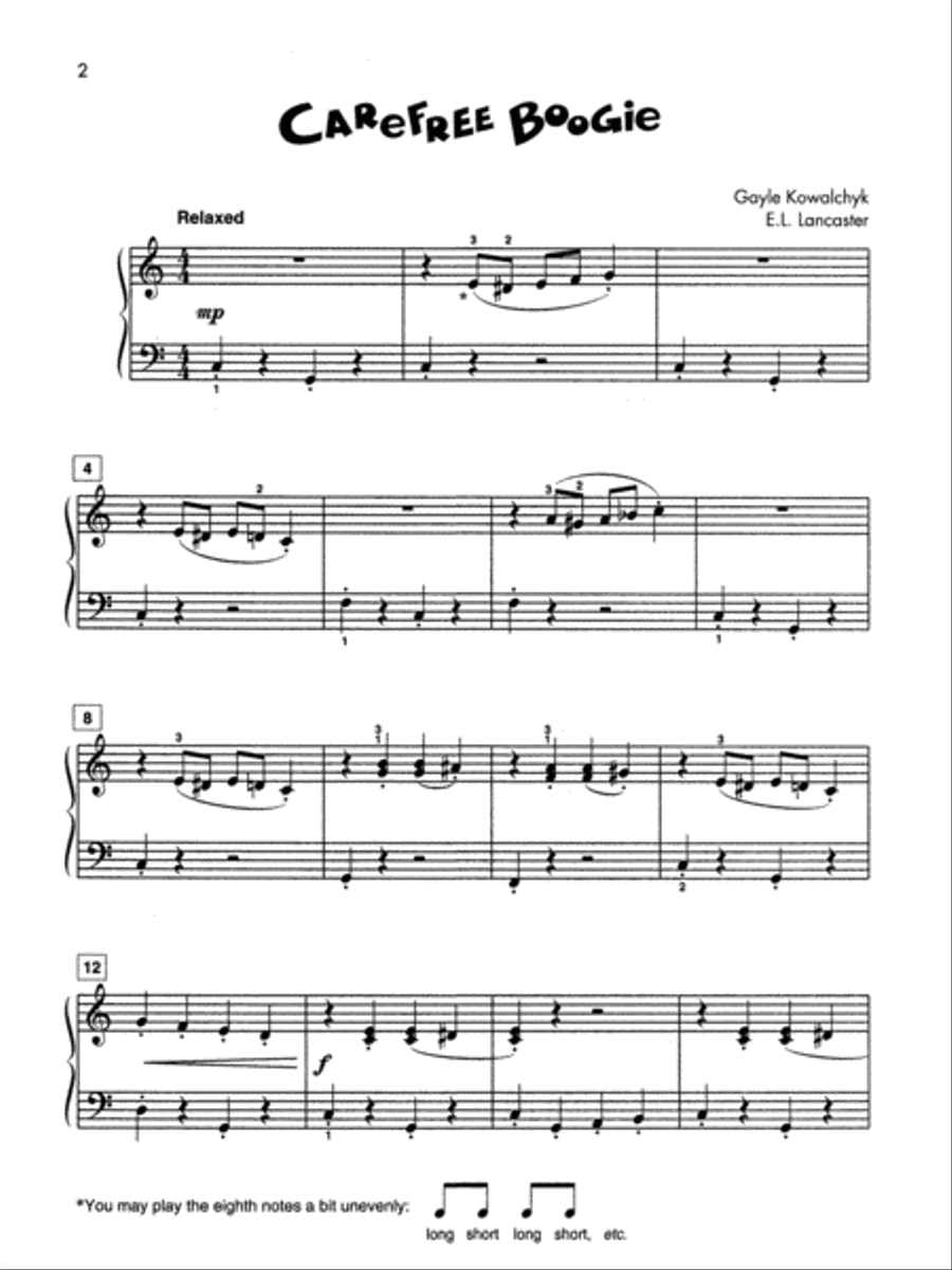 Boogie 'n' Blues, Book 2 Boogie 'n' Blues, Book 2 Easy Piano scores gallery preview page 3