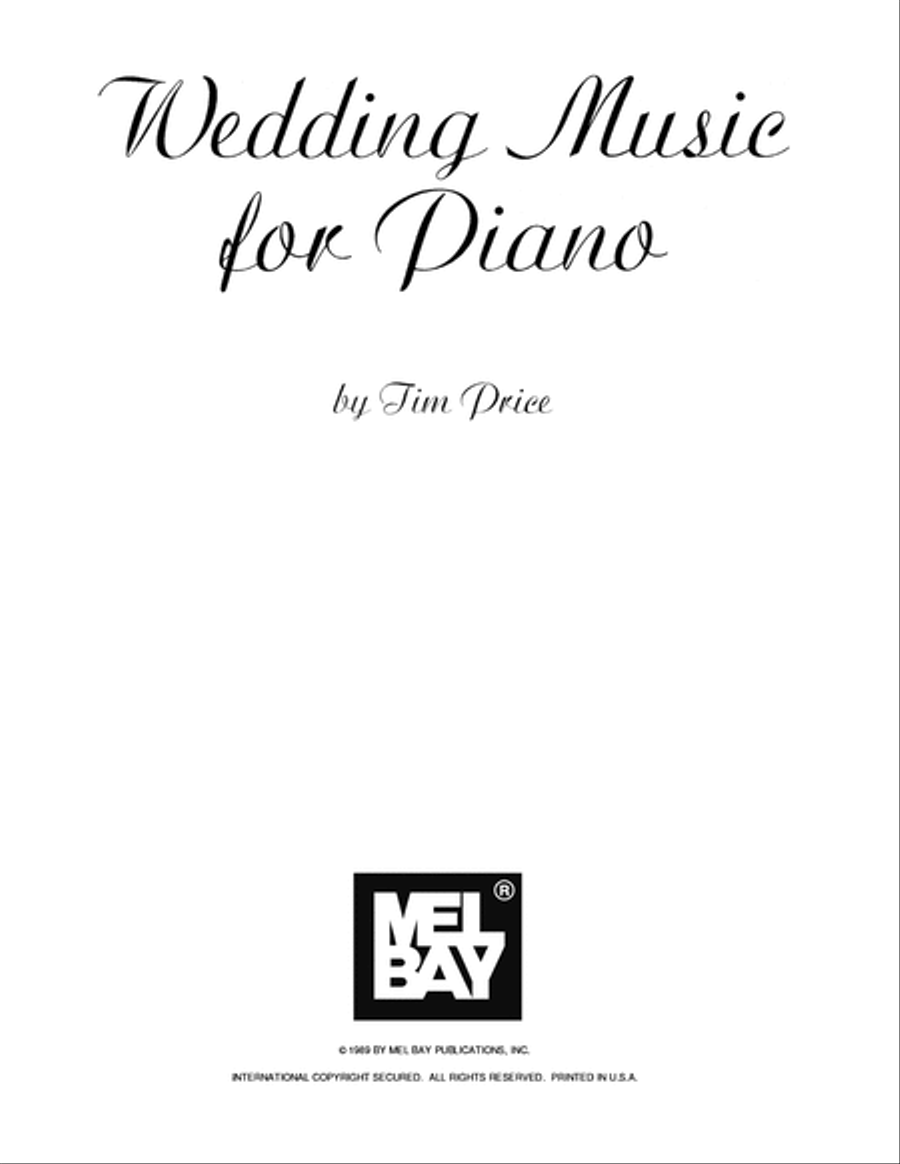 Wedding Music for Piano Wedding Music for Piano Piano scores gallery preview page 2