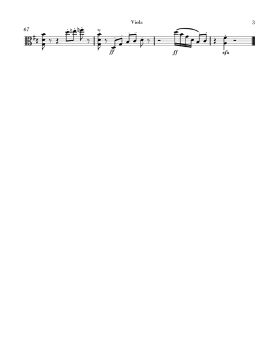 Divertimento For Strings: I. Allegro - Parts String Orchestra scores gallery preview page 5