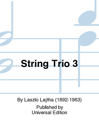 Book cover for String Trio 3