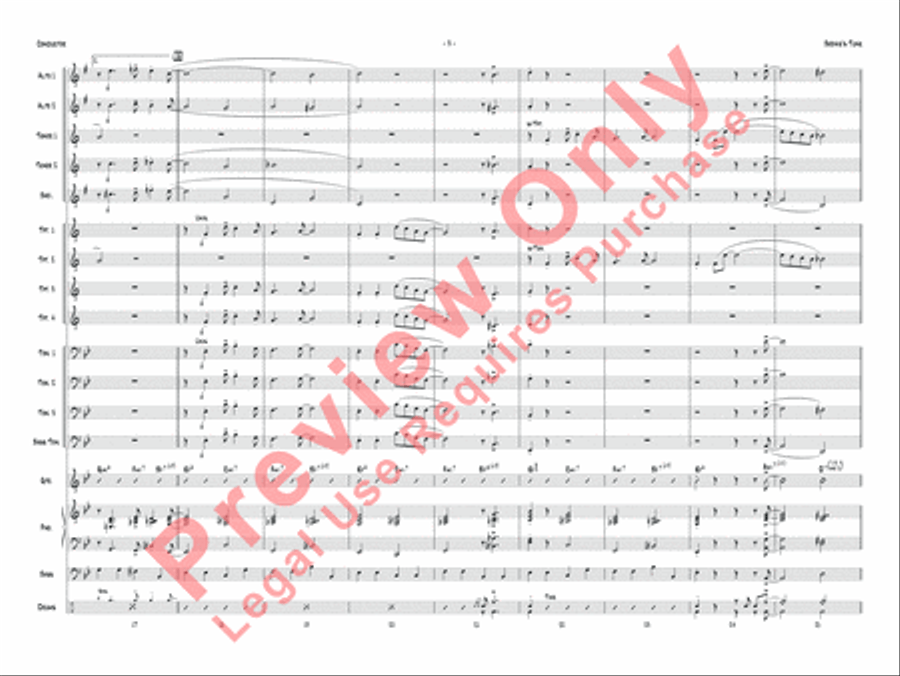 Bernie's Tune Bernie's Tune Jazz Ensemble scores gallery preview page 20