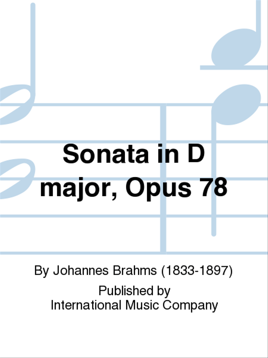 Sonata In D Major, Opus 78 Piano Accompaniment scores gallery preview page 1
