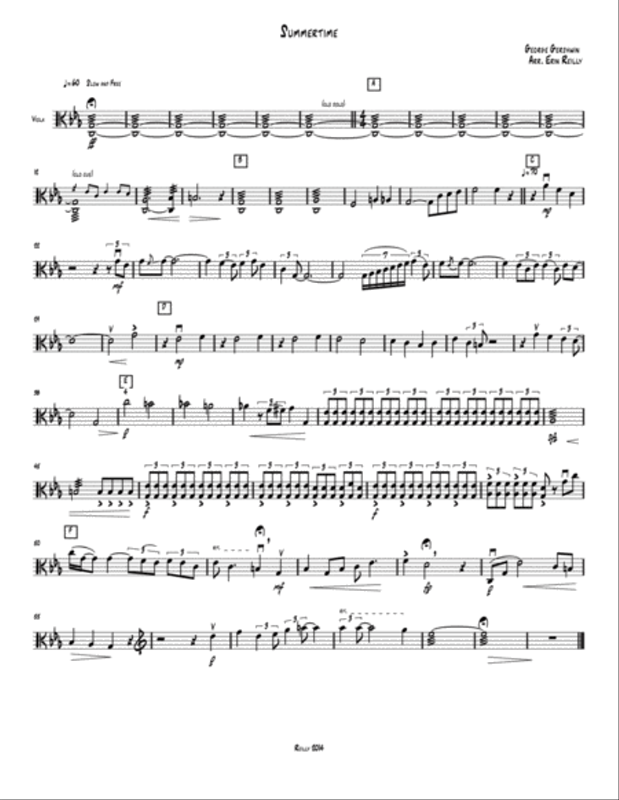 Summertime String Quartet scores gallery preview page 6