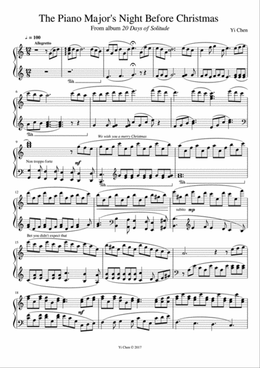 Snowflakes Piano Method scores gallery preview page 1