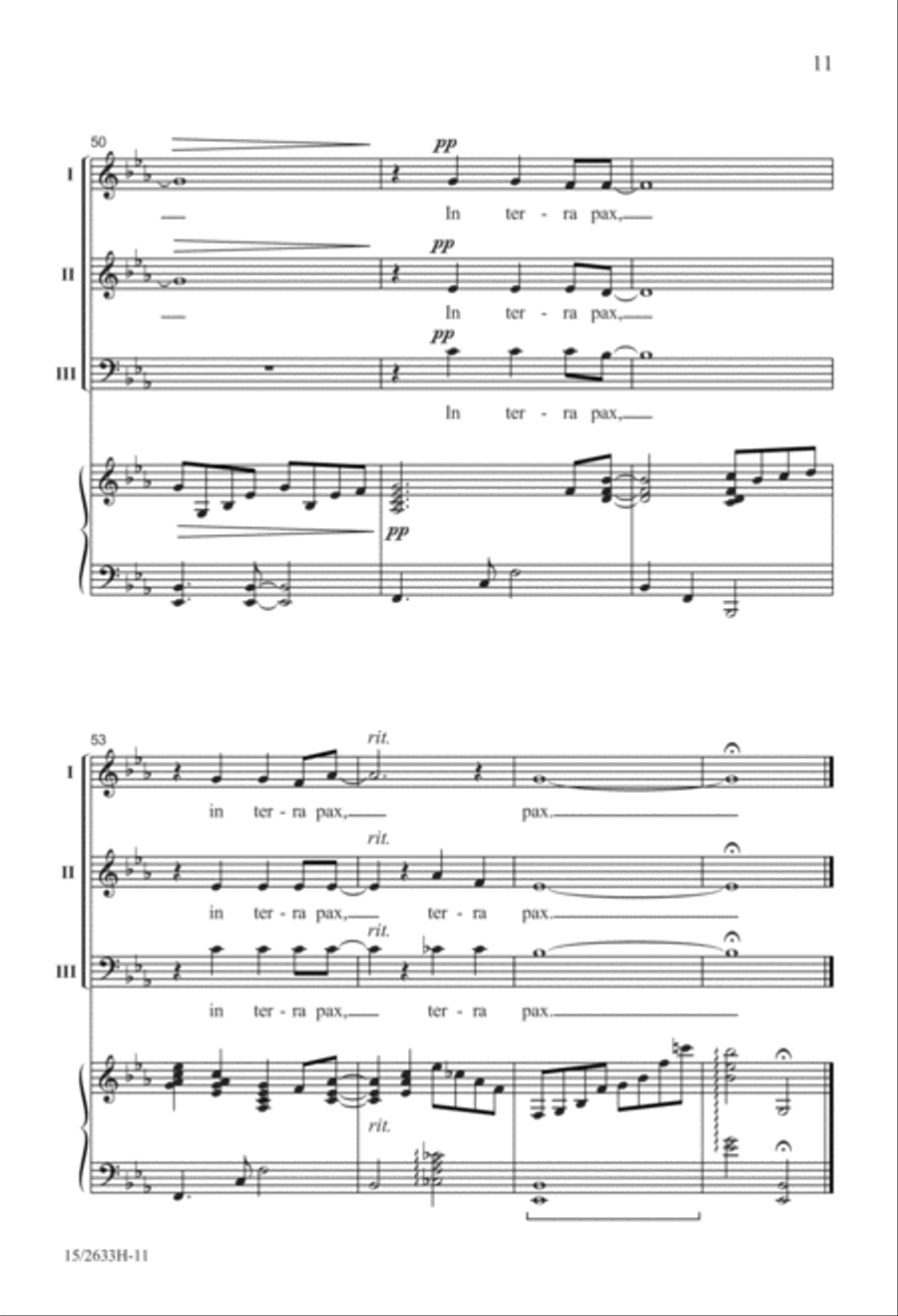 In Terra Pax In Terra Pax 3-Part scores gallery preview page 12