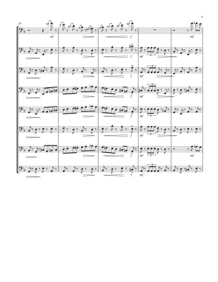 March (from "The Nutcracker Suite") (F) (Trombone Octet)