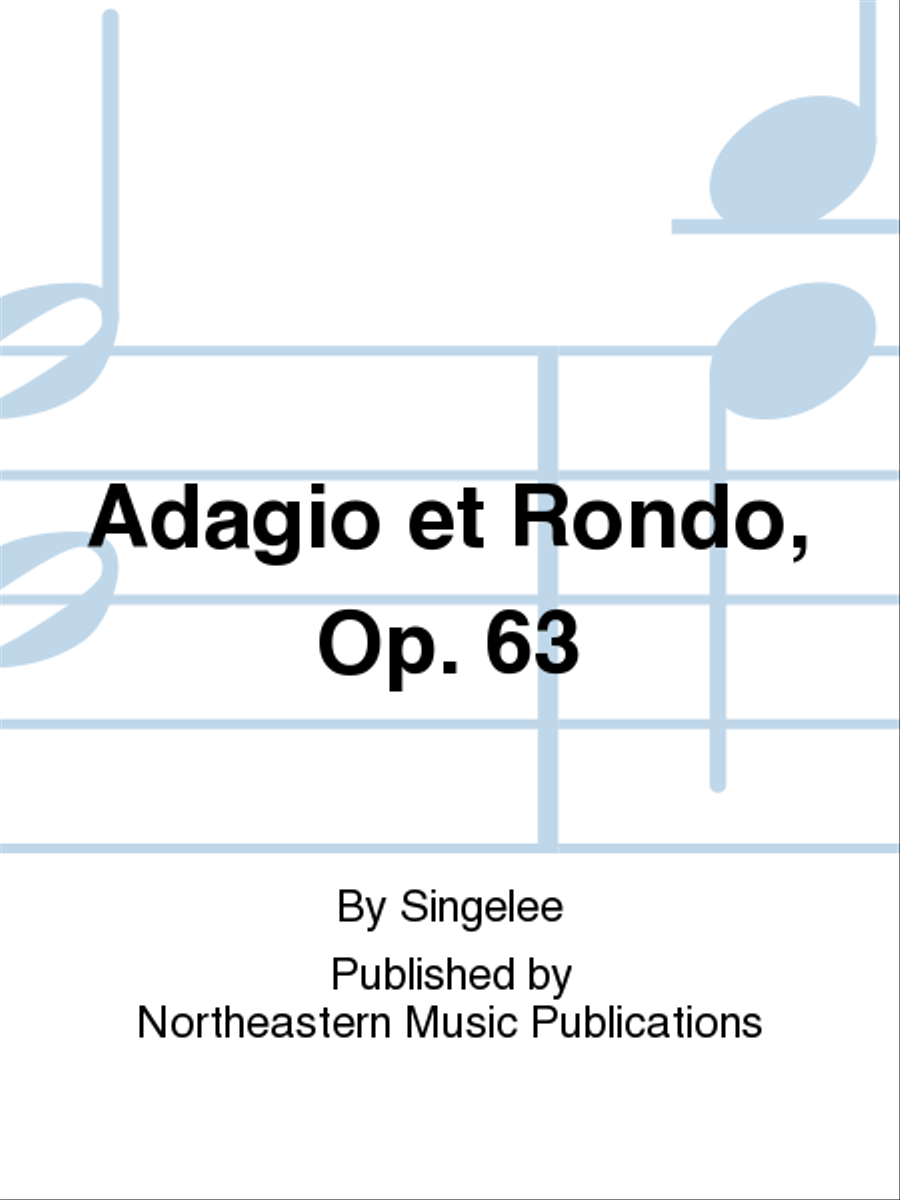 Adagio et Rondo, Op. 63 Adagio et Rondo, Op. 63 Tenor Saxophone scores gallery preview page 1
