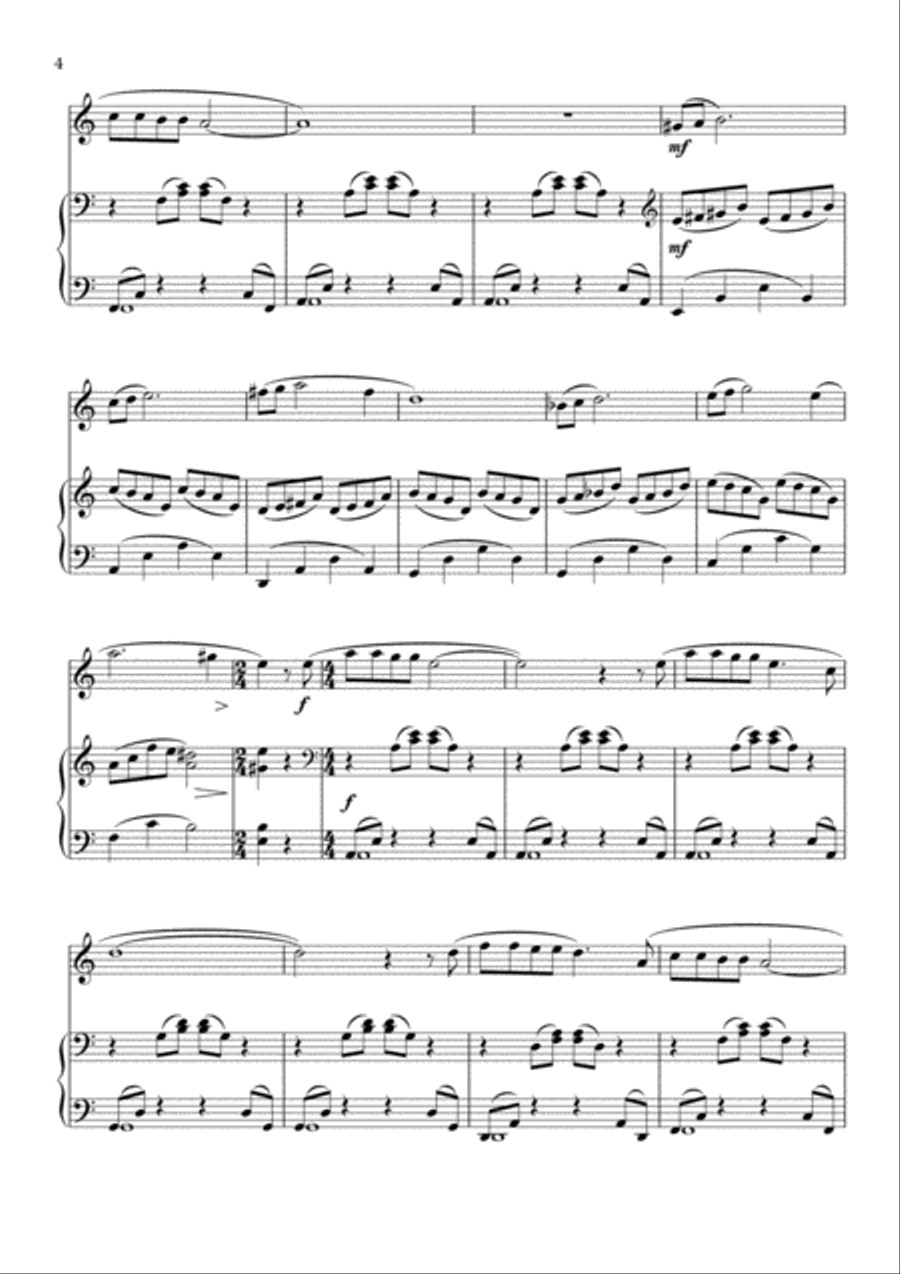 Walking In The Air Piano scores gallery preview page 4