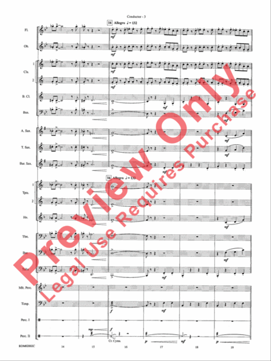 To Honor, Thank and Remember Concert Band scores gallery preview page 6