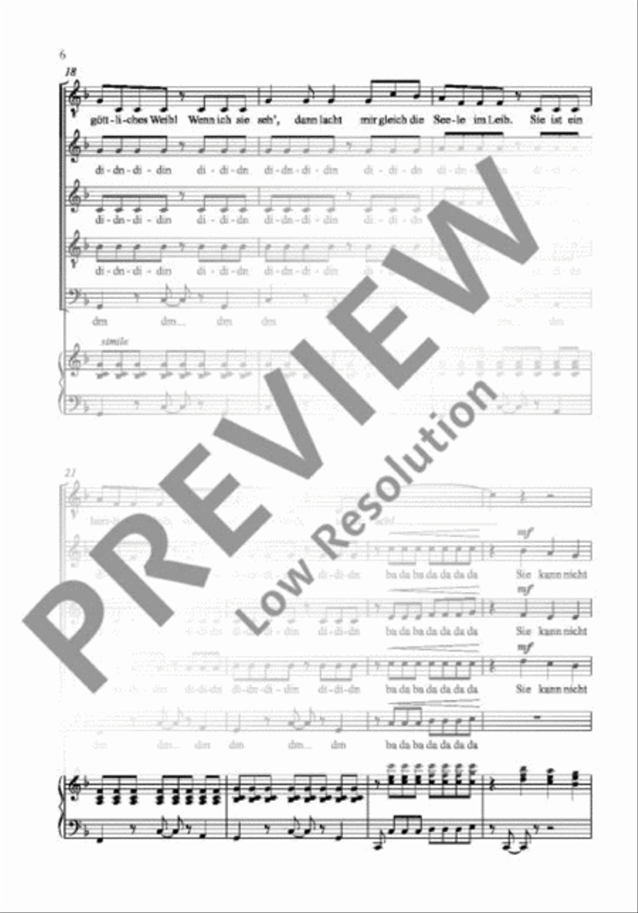 Sie ist ein herrliches Weib 4-Part scores gallery preview page 7